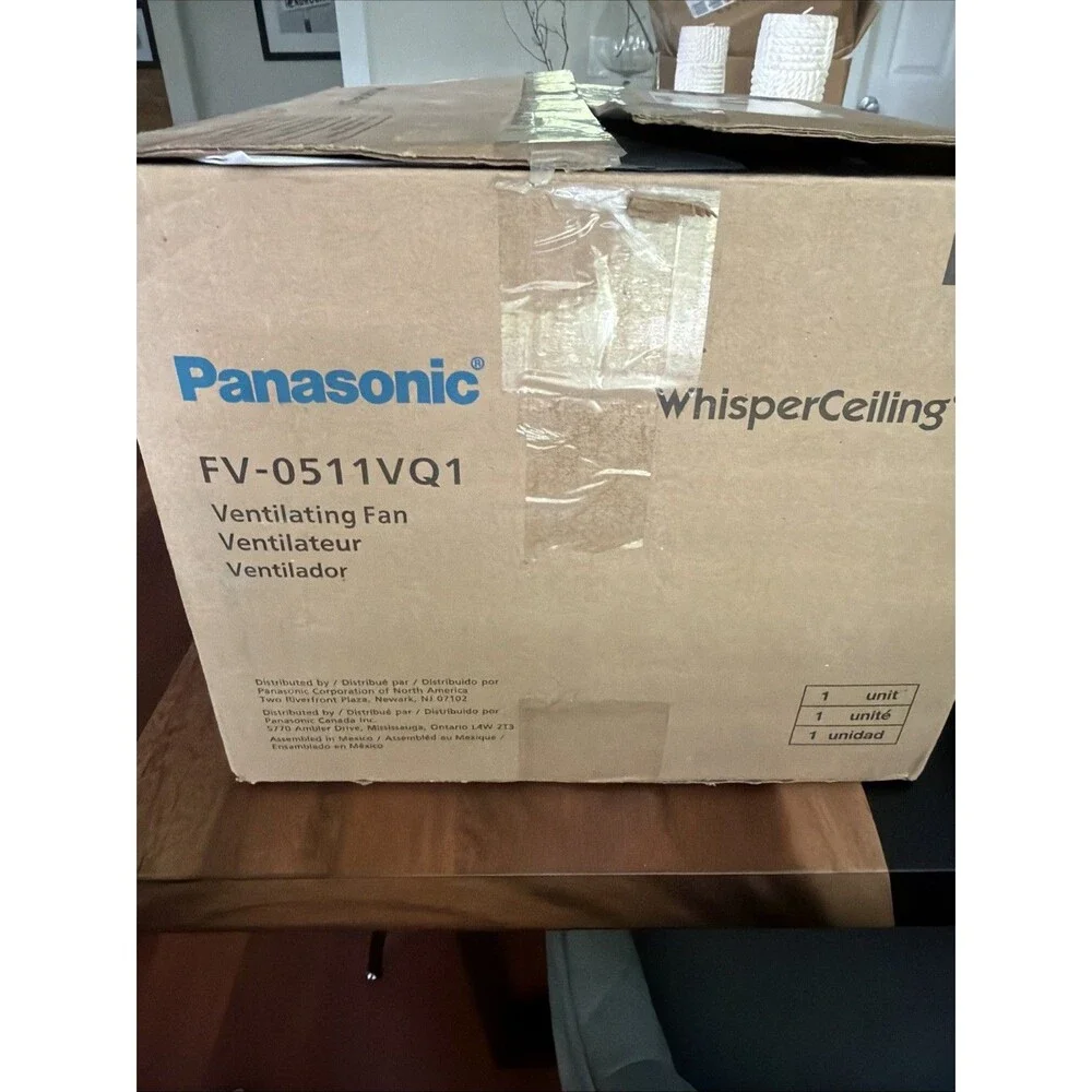 Panasonic FV-0511VQ1 WhisperCeiling Bathroom Exhaust Fan, 50-80-110 CFM